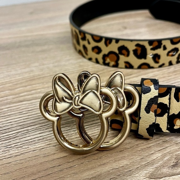 Disney Minnie Mouse Animal Print Belt - Picture 3 of 10
